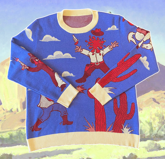 Violent West Jacquard Knit Sweater